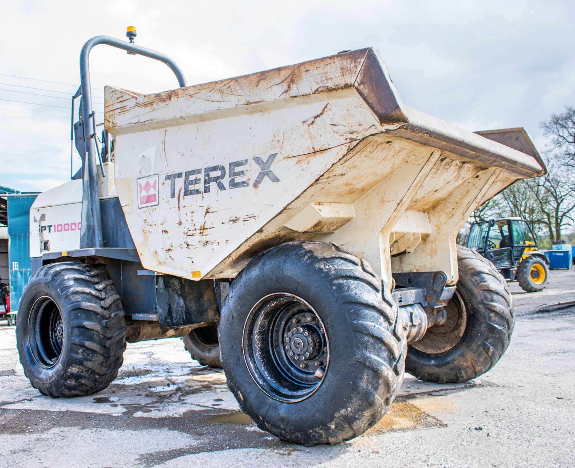 Benford Terex PT1000 10 tonne straight skip dumper Year: 2007 S/N: E702MM083 Recorded Hours: Not - Image 2 of 14