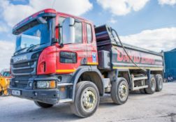 Scania P410 P-SRS C-Class 8 wheel 32 tonne tipper lorry Registration Number: WX17 WWJ Date of