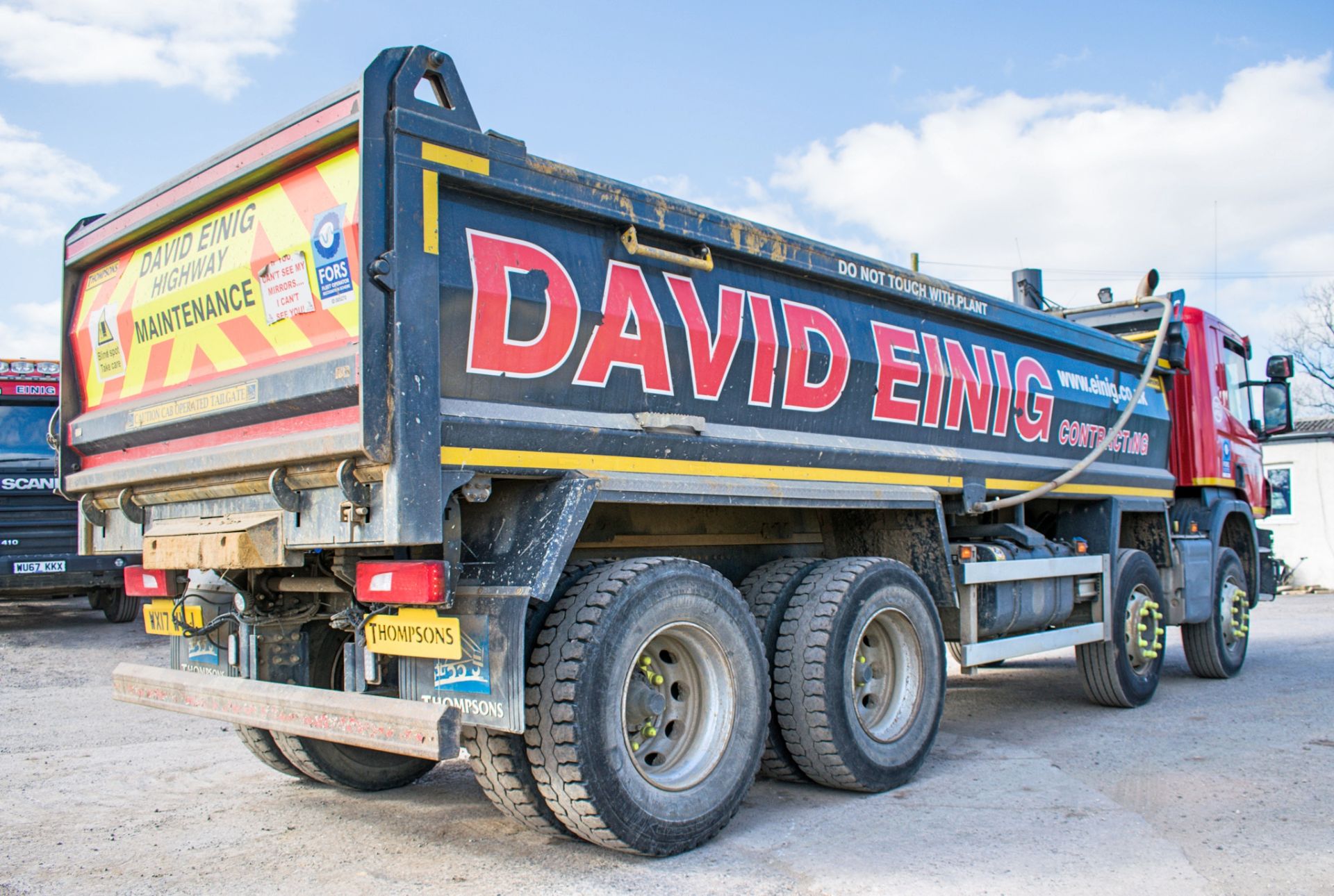 Scania P410 P-SRS C-Class 8 wheel 32 tonne tipper lorry Registration Number: WX17 WWJ Date of - Bild 4 aus 12