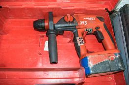 Hilti TE2-A 24v cordless SDS rotary hammer drill c/w battery & carry case ** No charger ** 8202316