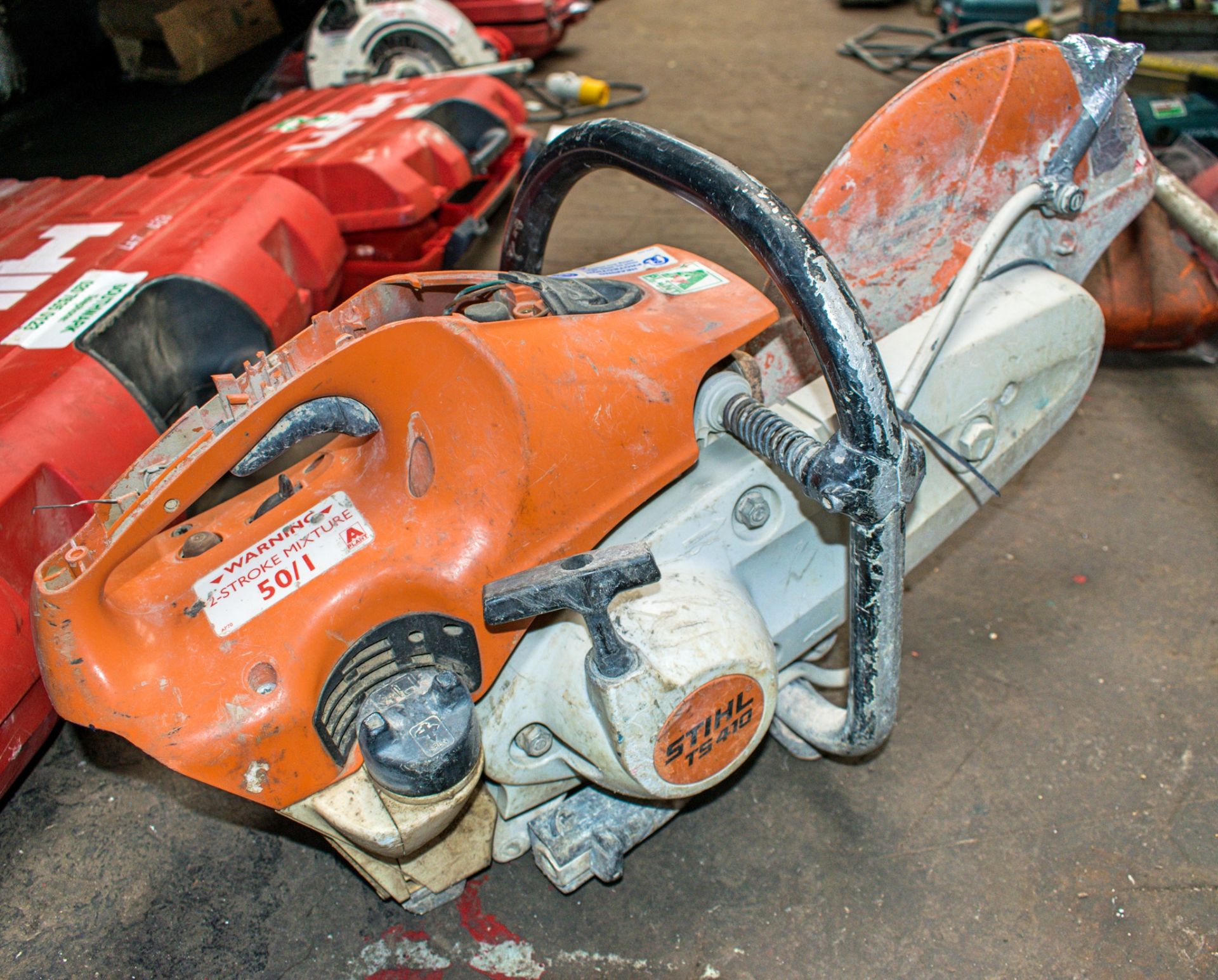 Stihl TS410 petrol driven cut off saw A553817