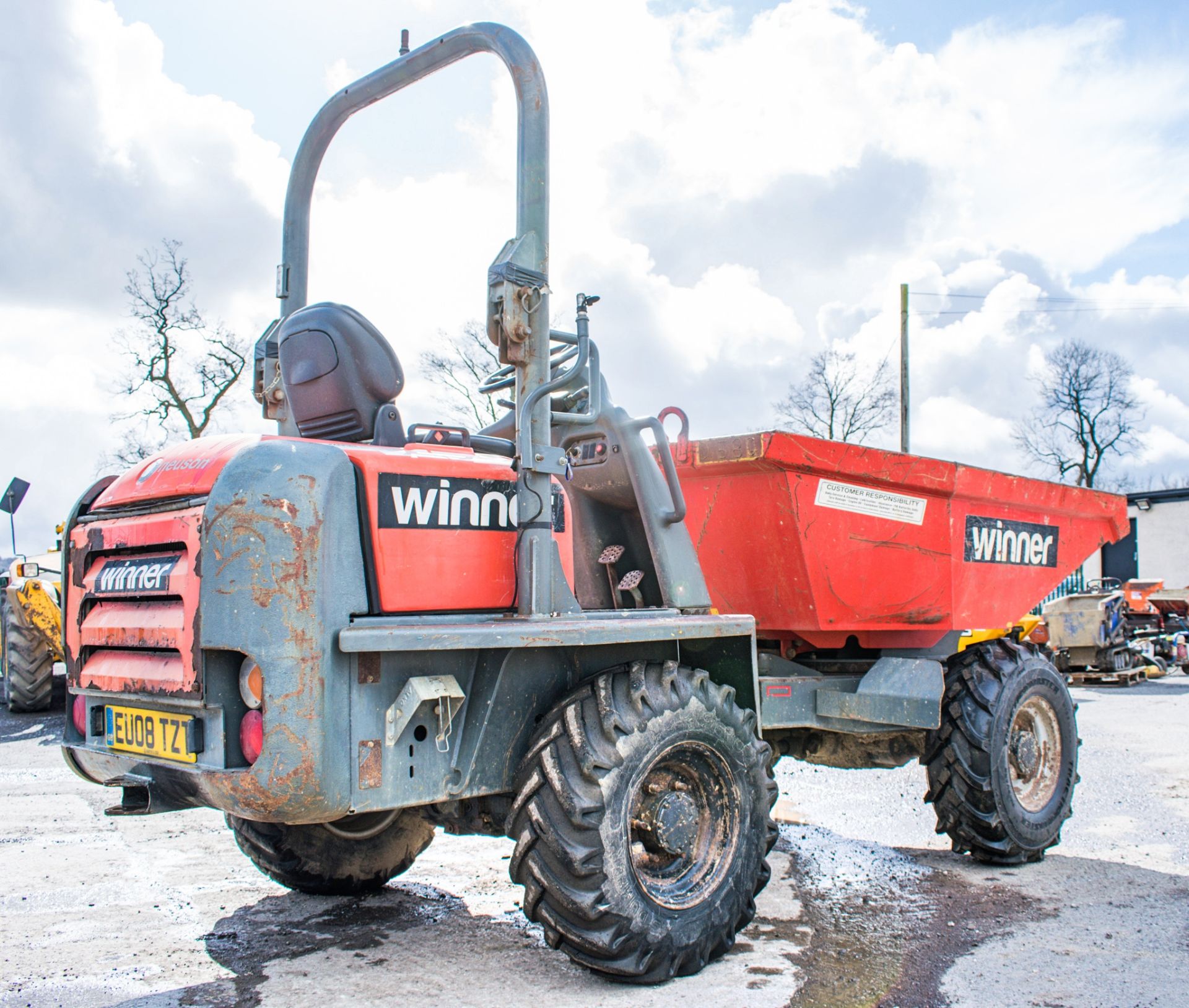 Neuson 3001 3 tonne swivel skip dumper Year: 2008 S/N: 10360D Recorded Hours: 3616 D158G - Bild 4 aus 13