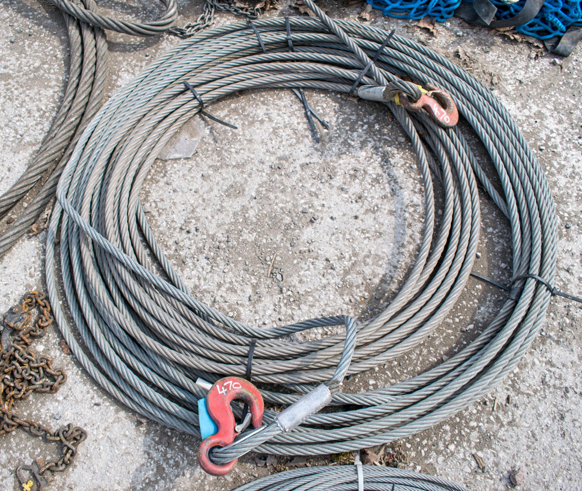 2 - steel winch ropes