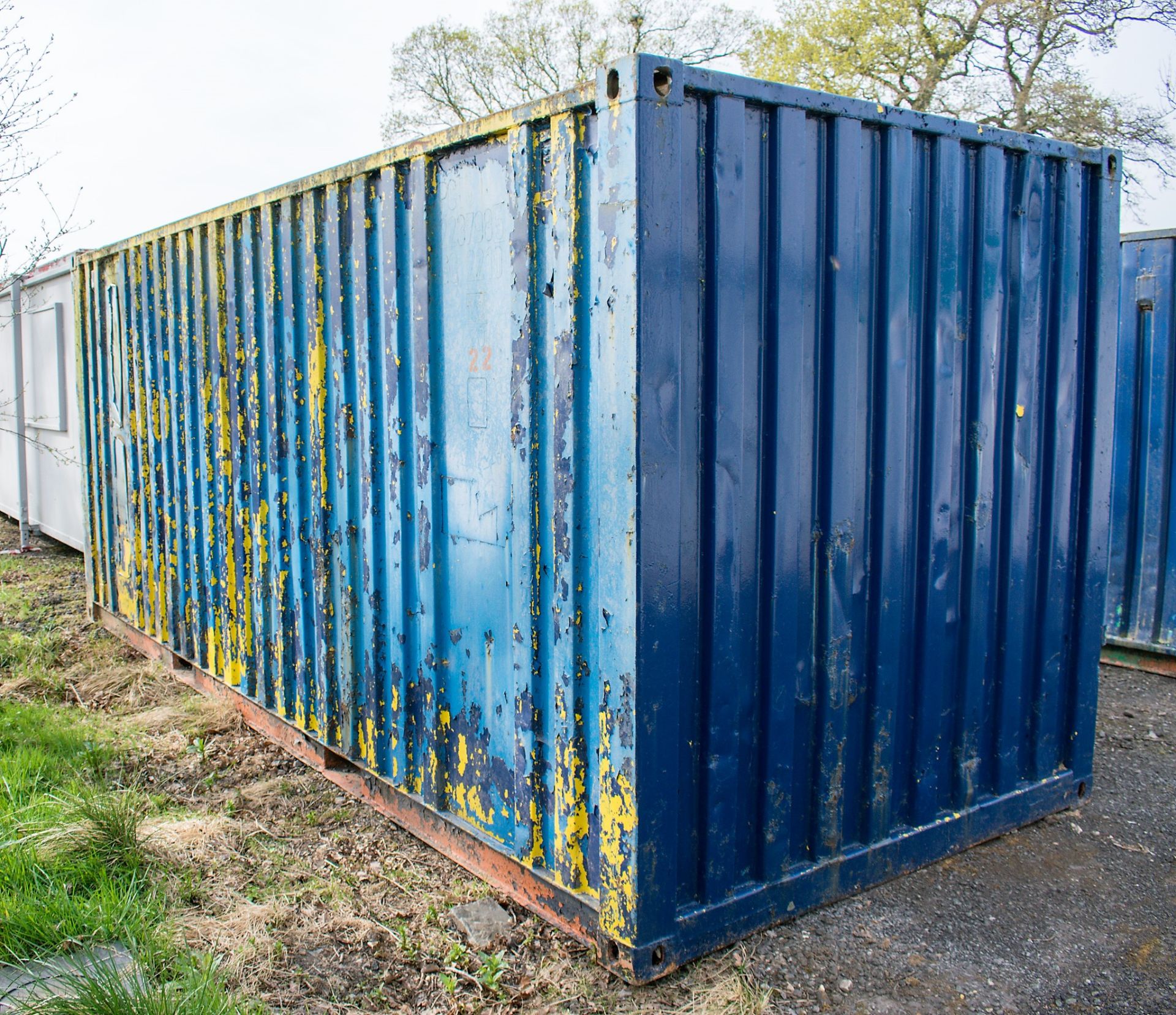 20 ft x 8 ft steel shipping container BF - Image 3 of 5