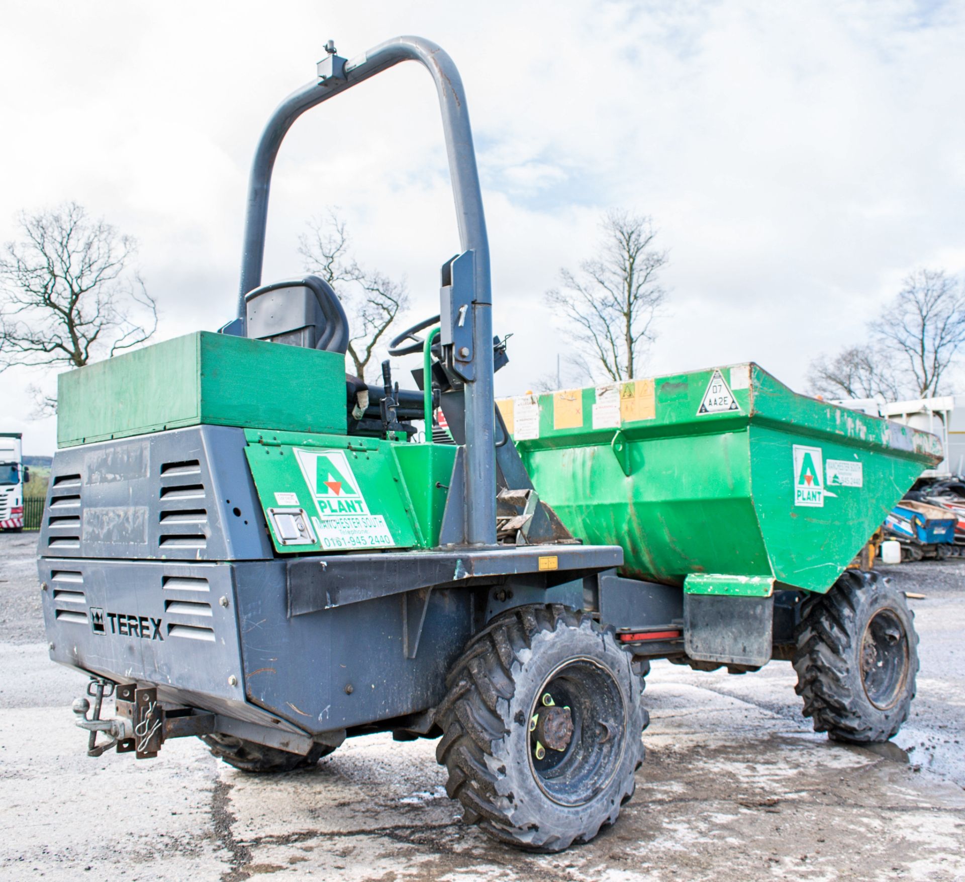 Benford Terex 2 tonne straight skip dumper Year: 2007 S/N: E703FN014 Recorded Hours: 1474 A444388 - Bild 4 aus 14