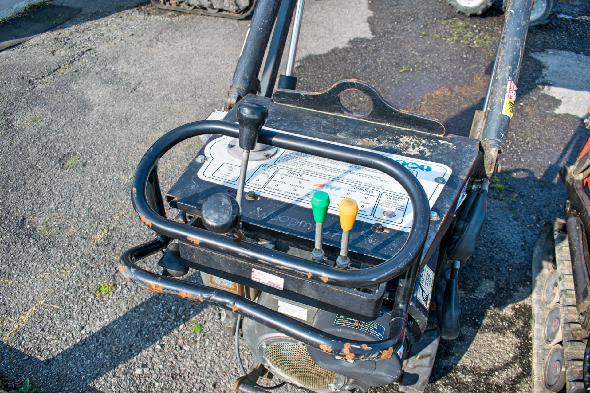 TCP HT500 diesel driven rubber tracked hi-tip pedestrian dumper Year: 2004 S/N: HTB1652 Recorded - Image 6 of 7