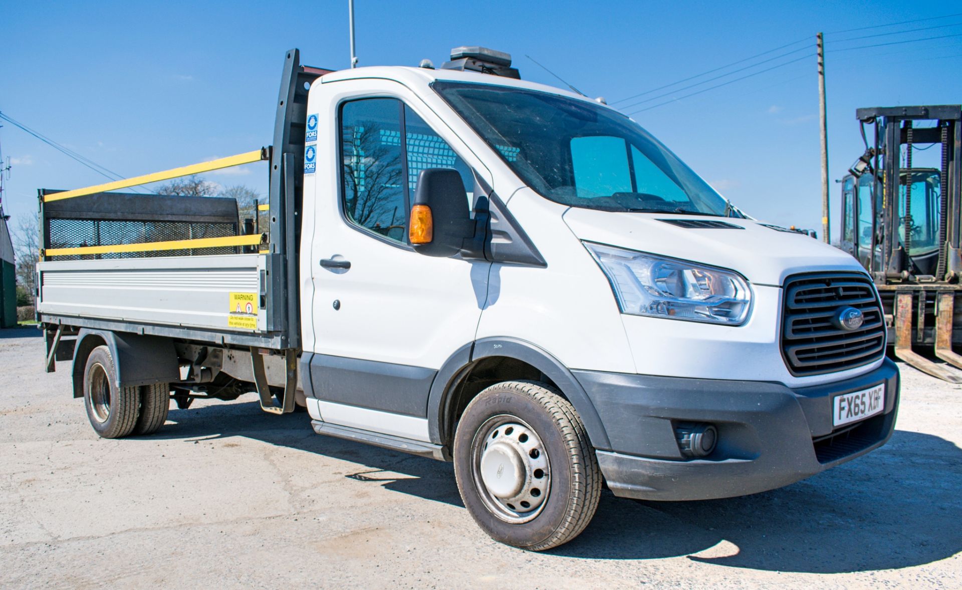 Ford Transit 350 LWD dropside lorry Registration Number: FX65 XBF Date of Registration: 06/10/2015 - Bild 2 aus 10