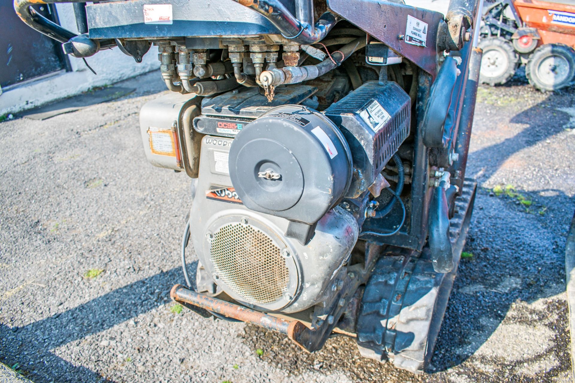 TCP HT500 diesel driven rubber tracked hi-tip pedestrian dumper Year: 2004 S/N: HTB1652 Recorded - Image 7 of 7