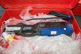 Novopress 110v pipe crimping tool c/w carry case