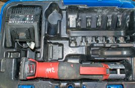 Novopress cordless pipe crimping tool c/w battery, charger & carry case