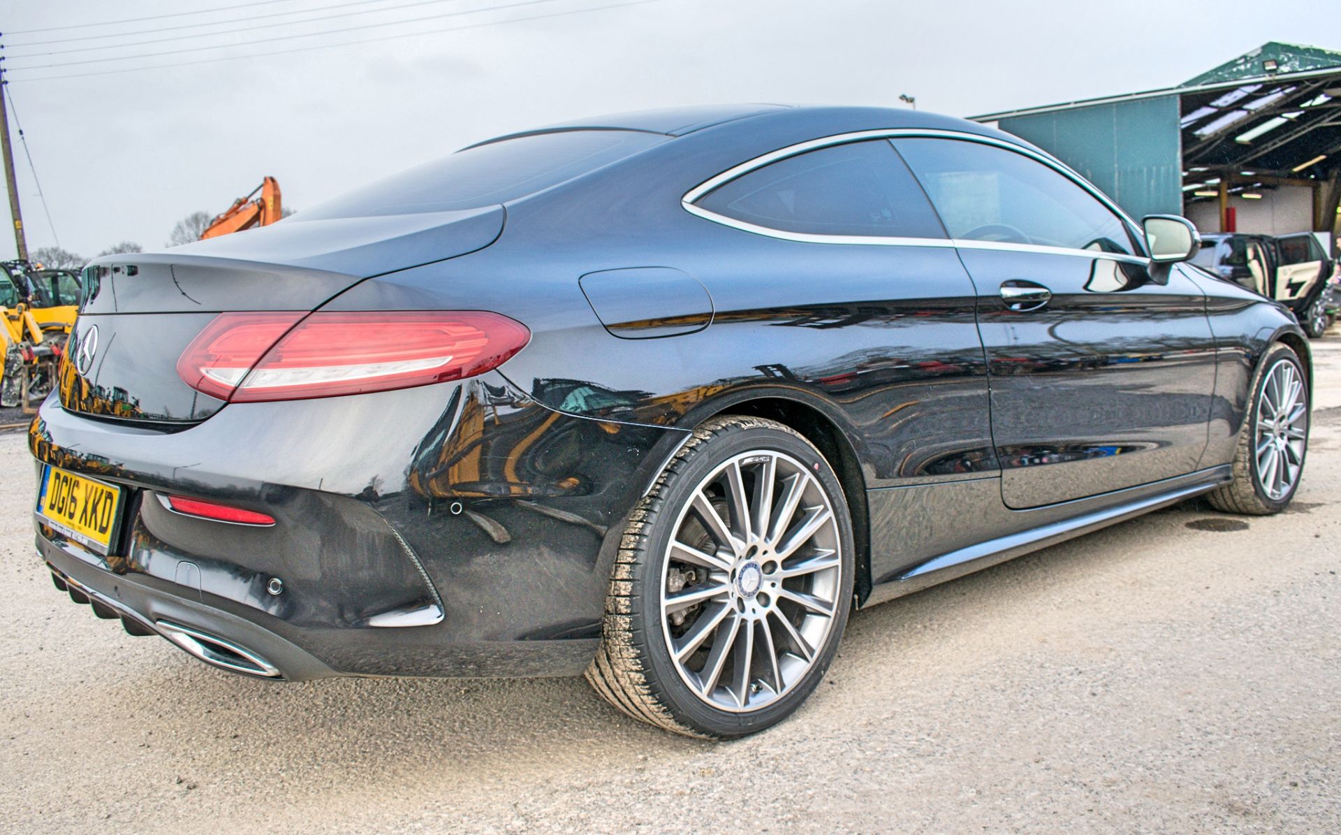 Mercedes Benz C220d AMG Line Premium 2 door coupe car Registration Number: DG16 XKD Date of - Image 4 of 11