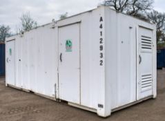 21 ft x 9 ft steel anti vandal welfare unit Comprising of: canteen, toilet & generator room c/w