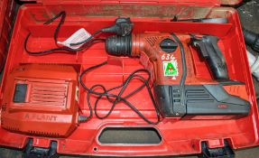 Hilti TE6-A36 36v cordless SDS rotary hammer drill c/w battery, charger & carry case SES60006497