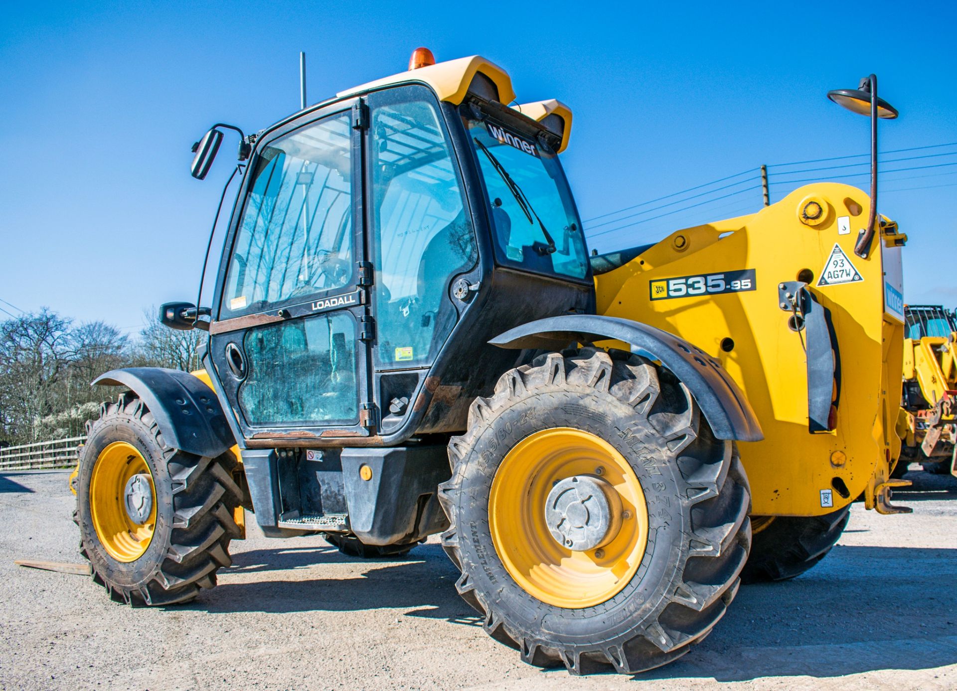 JCB 535-95 9.5 metre telescopic handler Year: 2013 S/N: 2174427 Recorded Hours: 6445 c/w turbo - Bild 3 aus 13