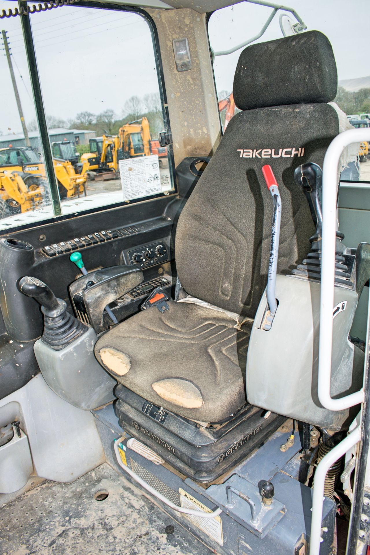 Takeuchi TB285 8.5 tonne rubber tracked excavator Year: 2012 S/N: 185000171 Recorded Hours: 6005 - Image 12 of 12