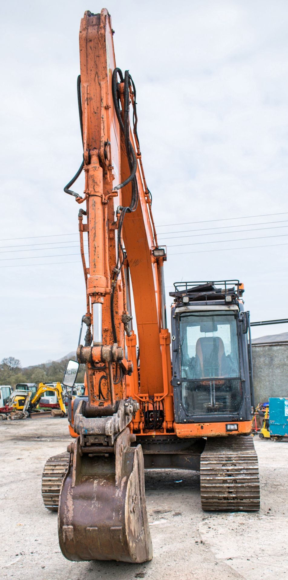 Doosan DX140LC 14 tonne steel tracked excavator Year: S/N: 50793 Recorded Hours: 7430 piped, - Image 5 of 13