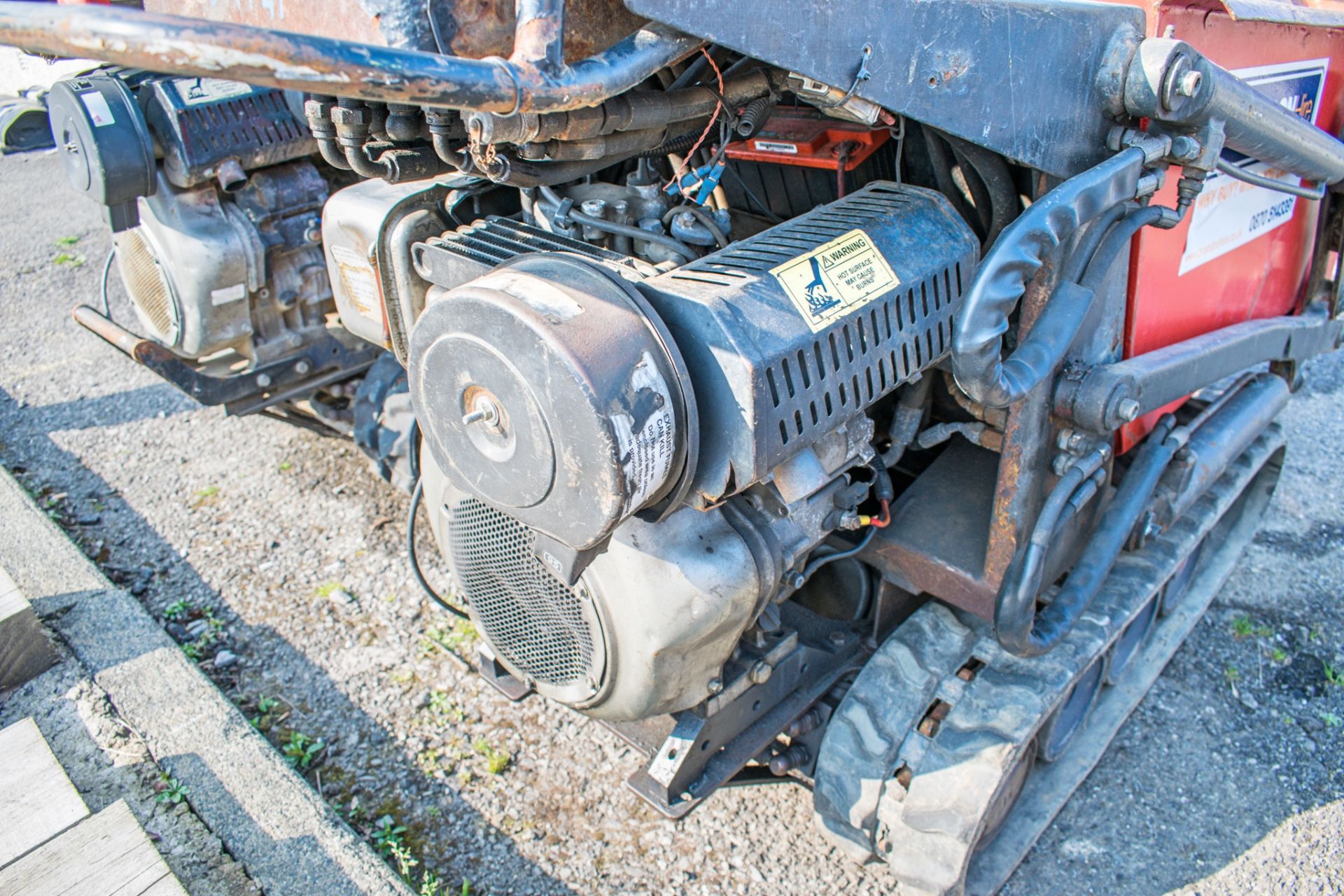 TCP HT500 diesel driven rubber tracked hi-tip pedestrian dumper Year: 2004 S/N: HTB1702 Recorded - Image 6 of 6