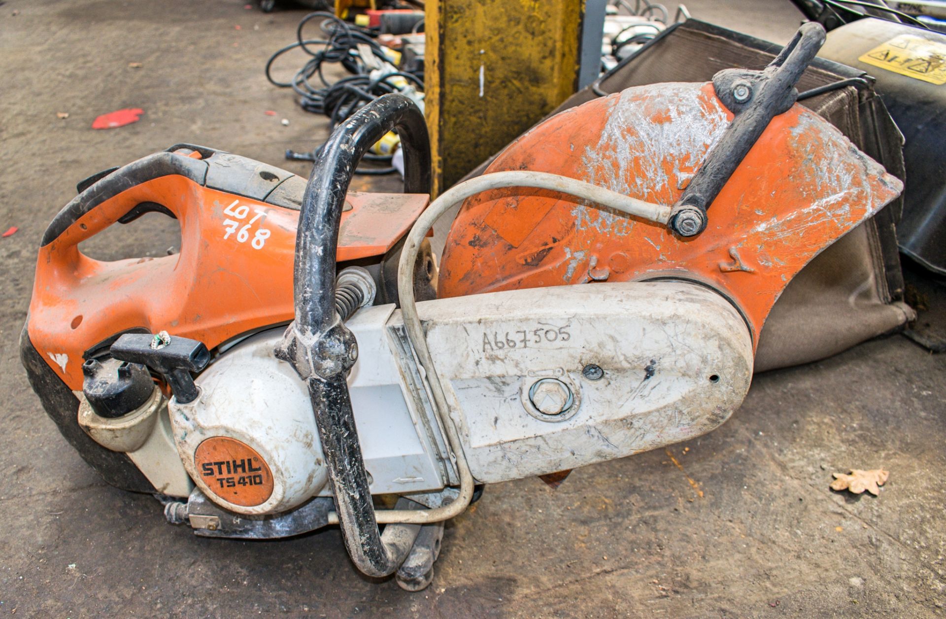 Stihl TS410 petrol driven cut off saw A667505