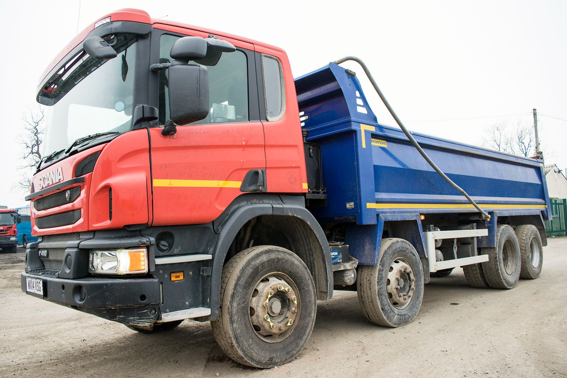 Scania P410 32 tonne 8 wheel tipper lorry Registration Number: WX14 VSG Date of Registration: 17/