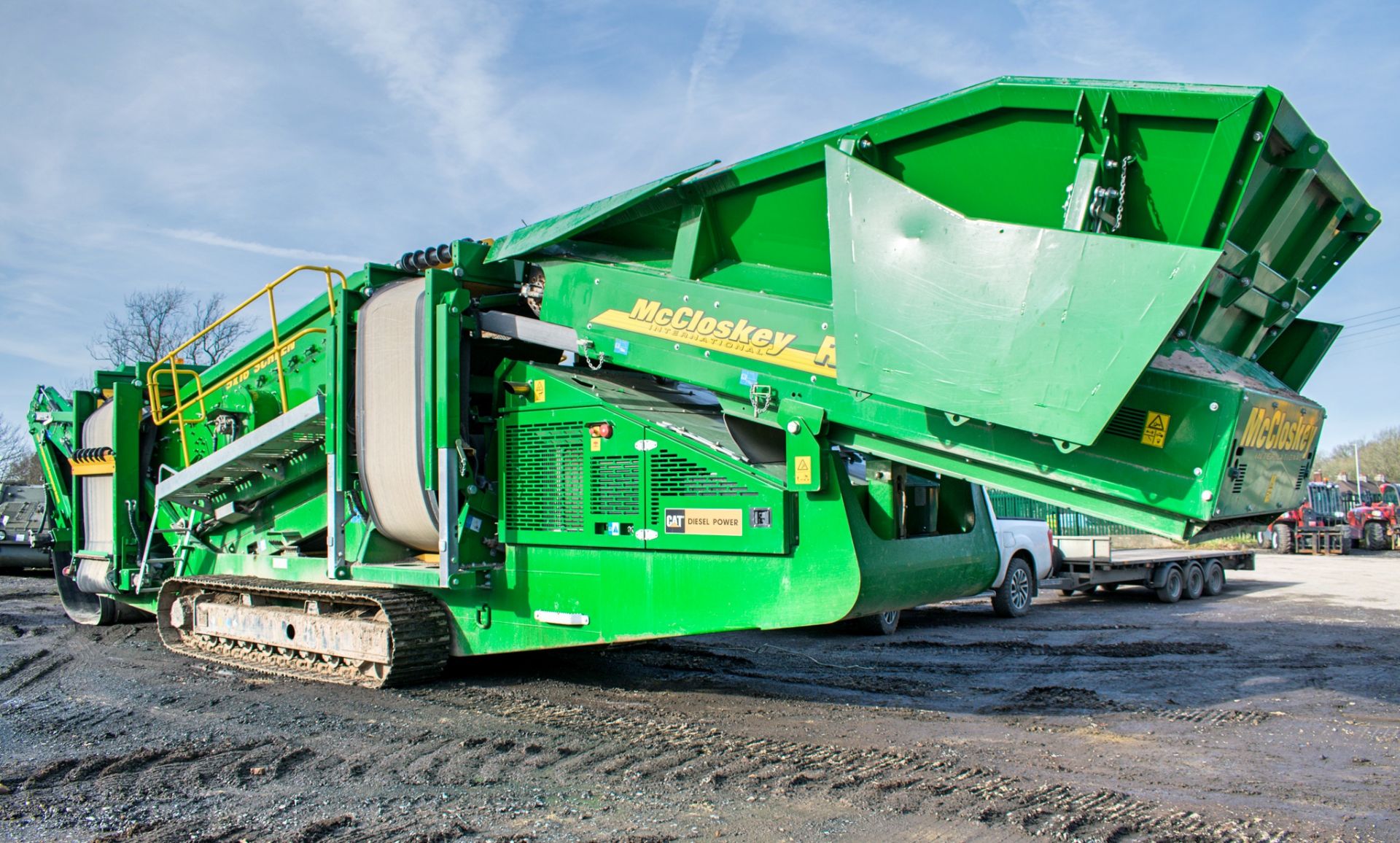 McCloskey R155 5x16 High Energy steel tracked vibrating screener Year: 2018 S/N: 74952 Recorded - Bild 3 aus 23