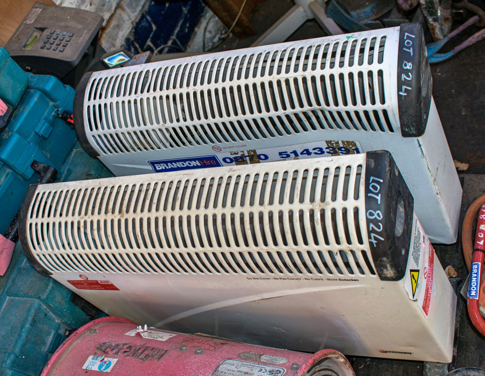 2 - 240v electric radiators