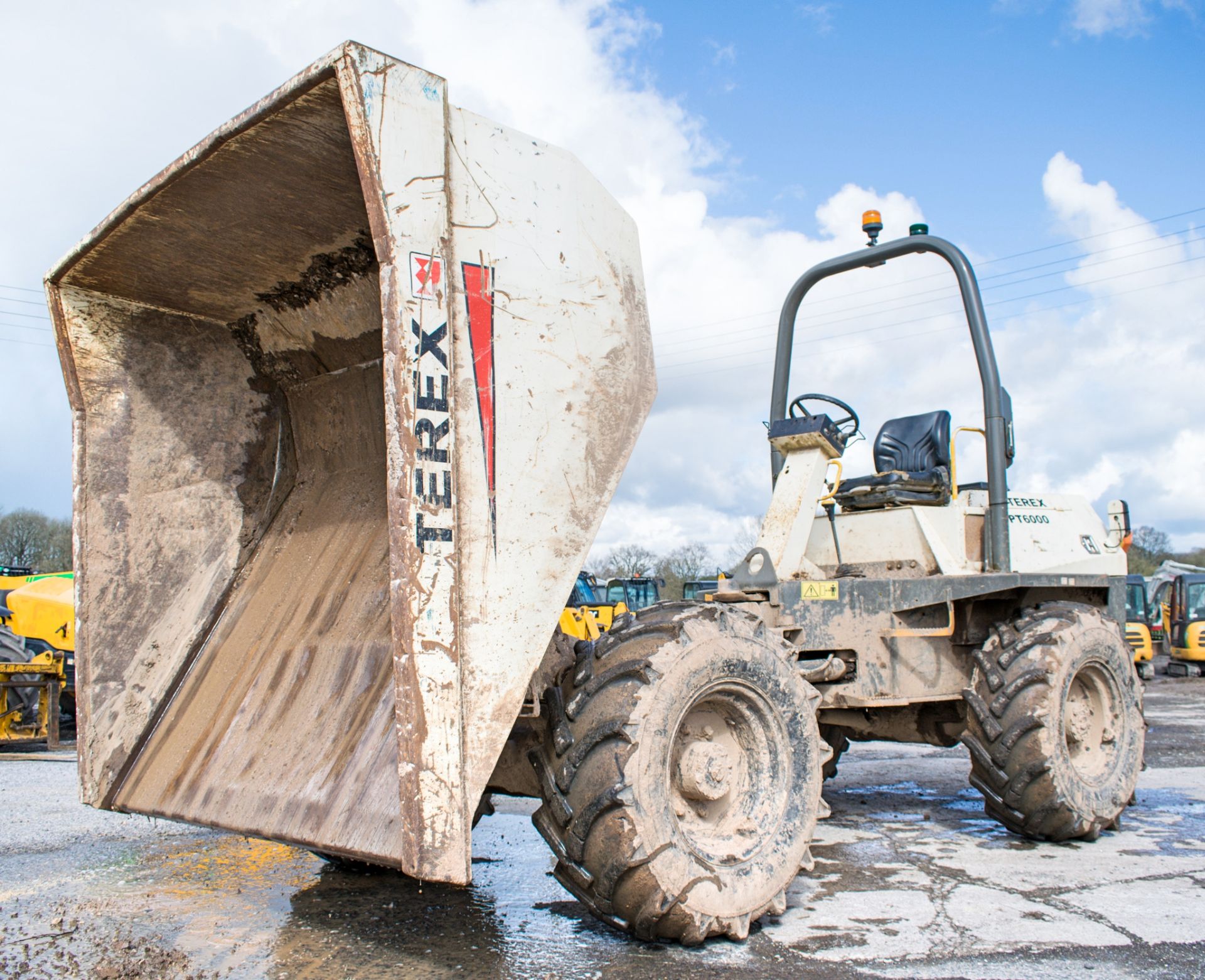 Benford Terex 6 tonne straight skip dumper Year: 2007 S/N: E709FW440 Recorded Hours: Not - Image 11 of 14