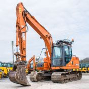 Doosan DX140LC 14 tonne steel tracked excavator Year: S/N: 50793 Recorded Hours: 7430 piped,