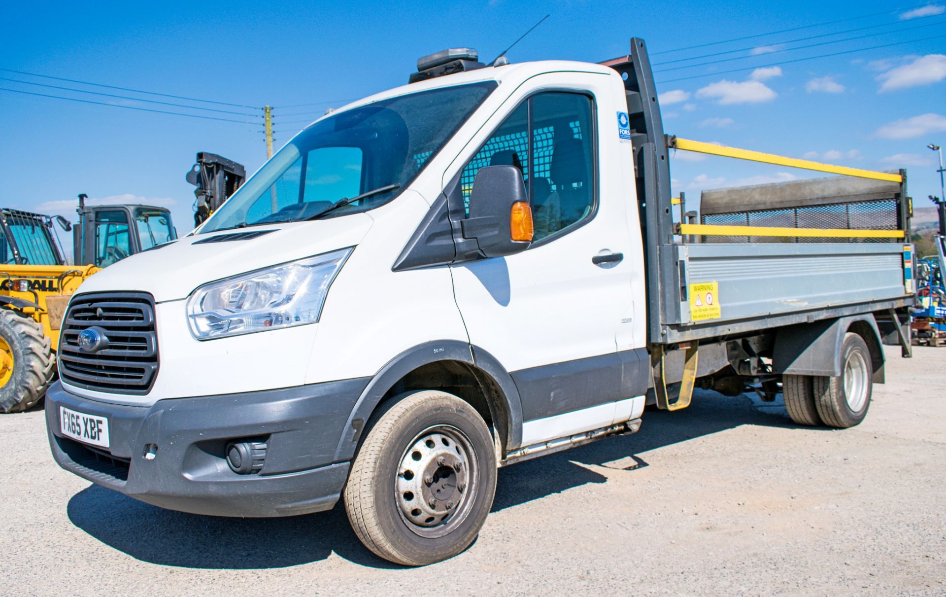 Ford Transit 350 LWD dropside lorry Registration Number: FX65 XBF Date of Registration: 06/10/2015