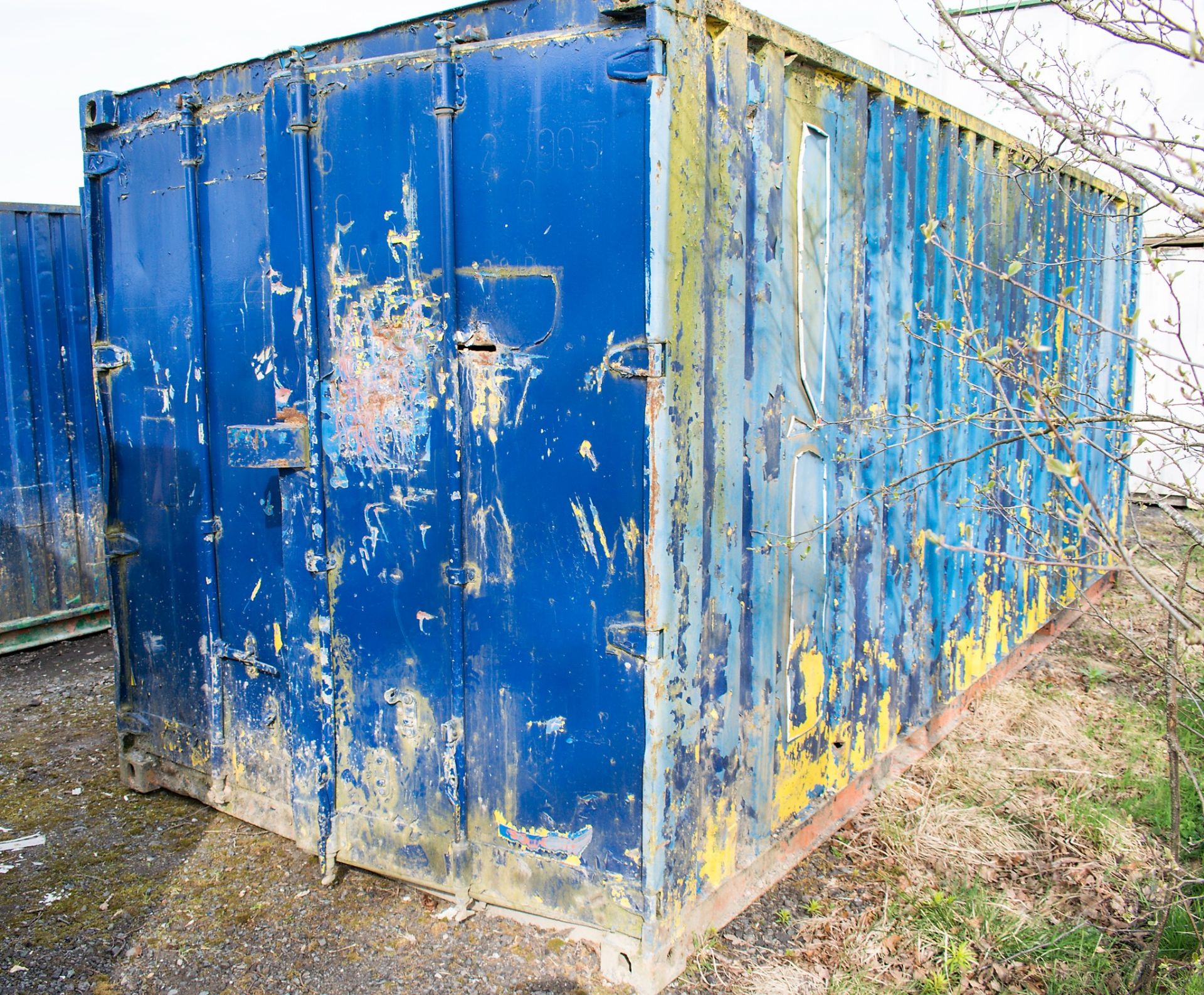 20 ft x 8 ft steel shipping container BF - Image 4 of 5