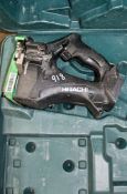 Hitachi cordless rebar cutter for spares c/w carry case ** No battery or charger **