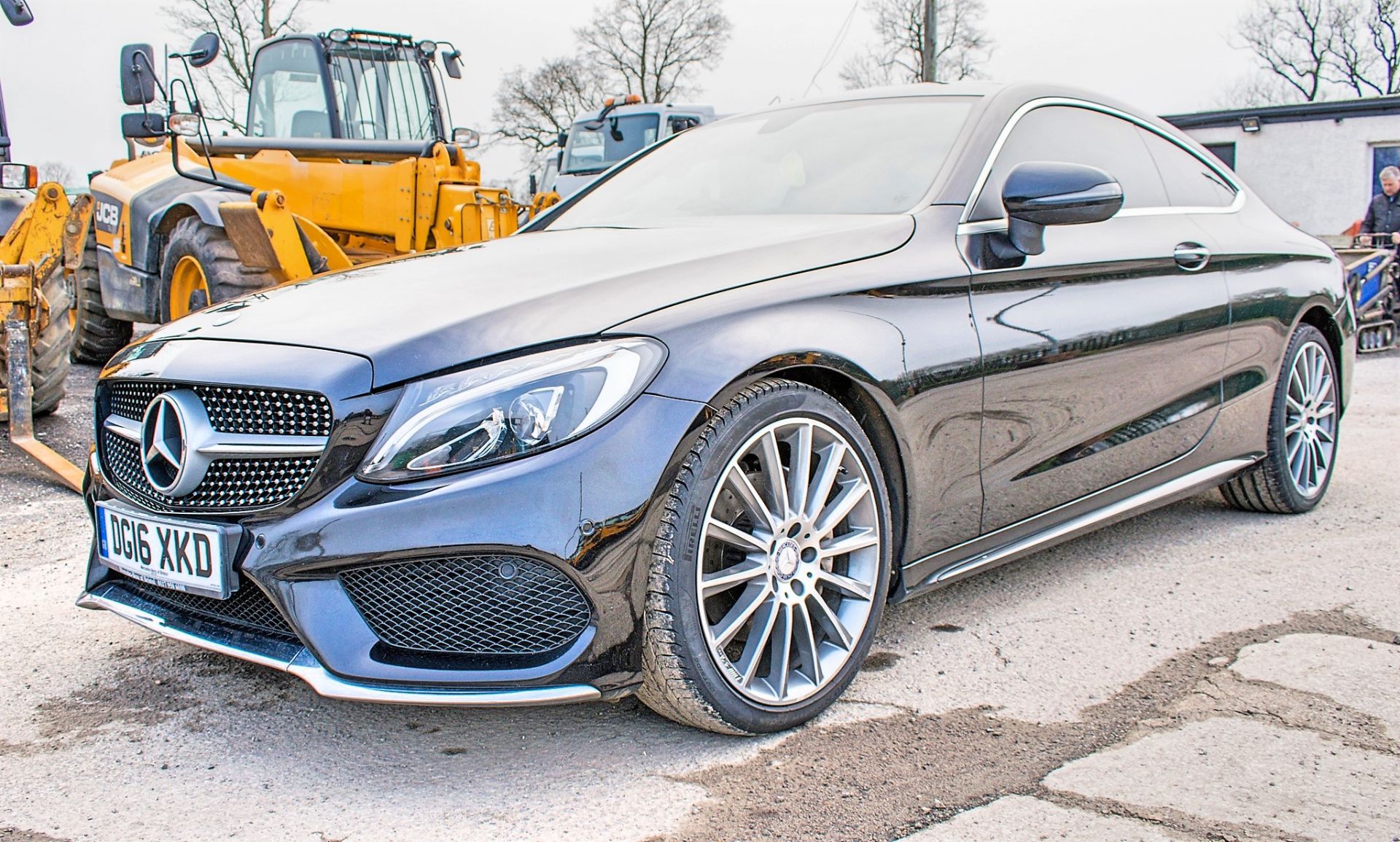 Mercedes Benz C220d AMG Line Premium 2 door coupe car Registration Number: DG16 XKD Date of