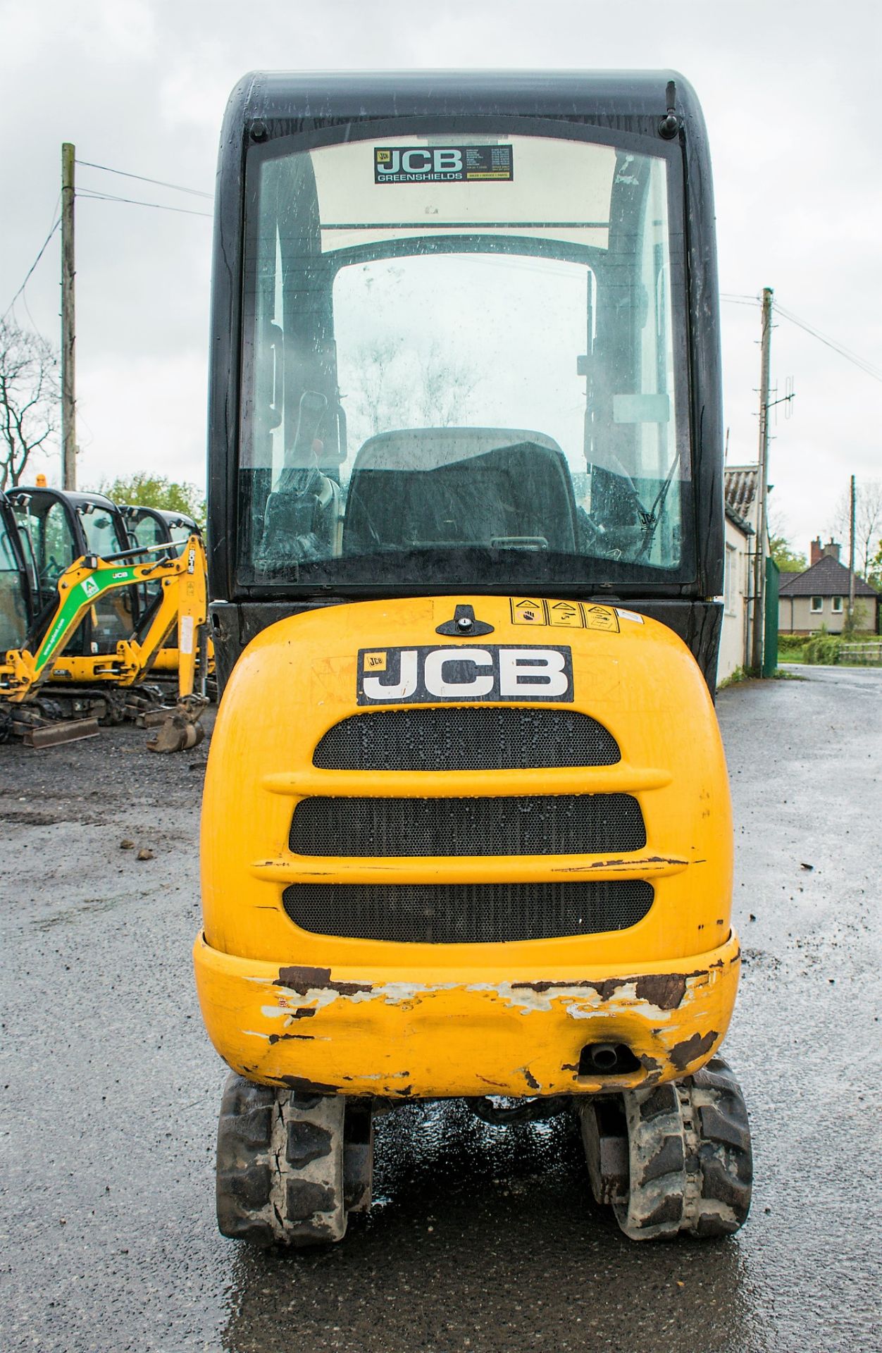 JCB 8018 1.8 tonne rubber tracked mini excavator Year: 2014 S/N: 2333718 Recorded Hours: 1585 blade, - Image 6 of 12