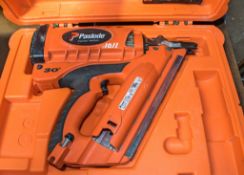 Paslode IM350+ cordless nail gun c/w 2 batteries & carry case A721505 ** No battery **