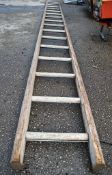 Timber ladder