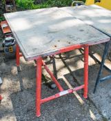 Steel site work bench 7610