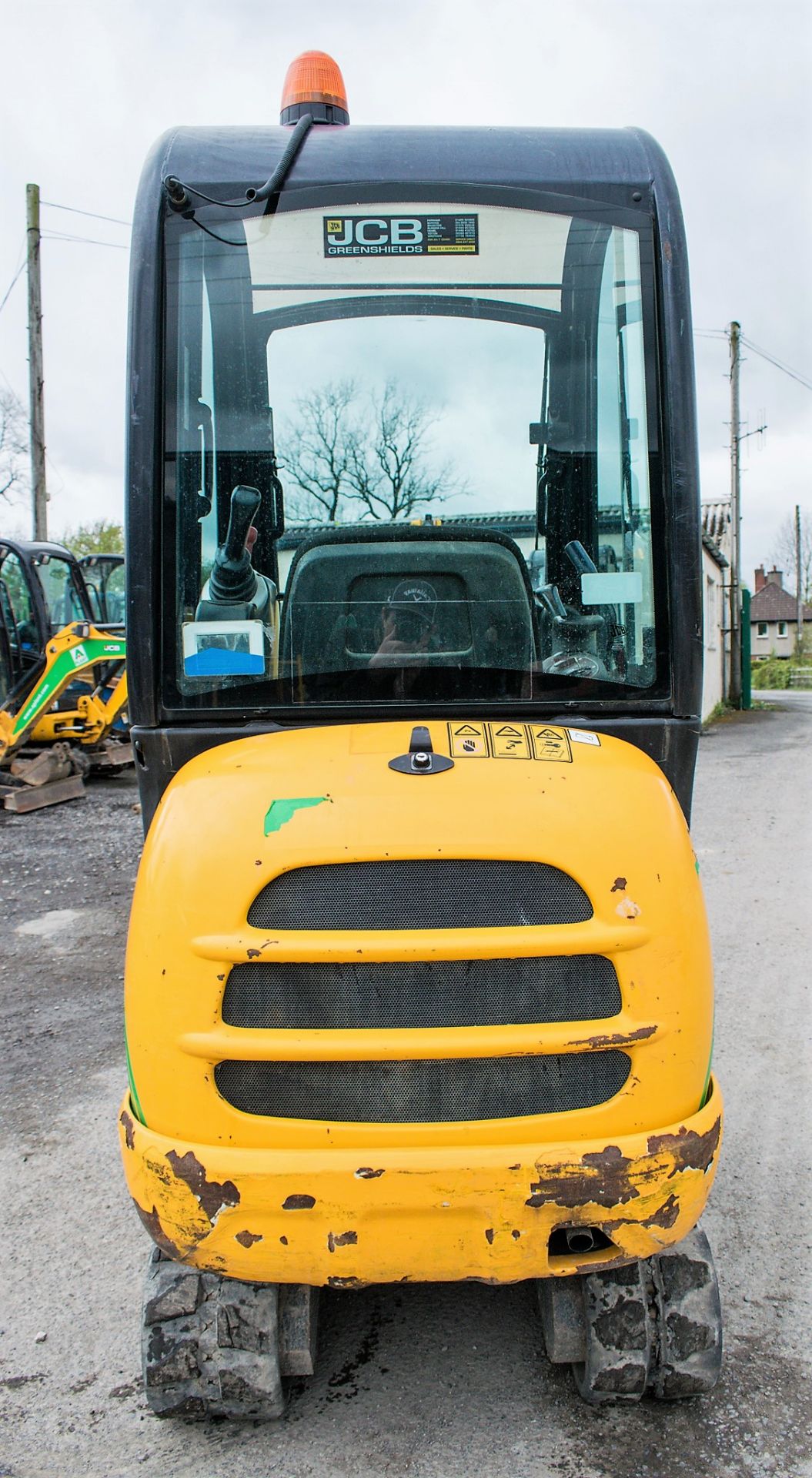 JCB 8016 1.6 tonne rubber tracked mini excavator Year: 2013 S/N: 2071455 Recorded Hours: blade, - Image 6 of 12