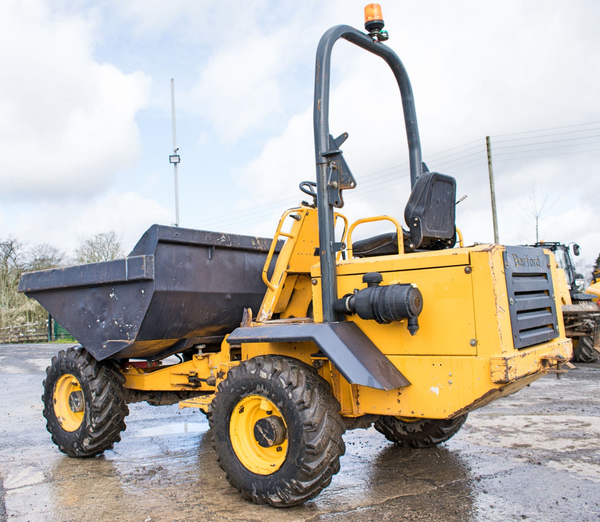 Barford 3 tonne straight skip dumper Year: 2007 S/N: SBVE0848 Recorded Hours: Not displayed (Clock - Image 3 of 13