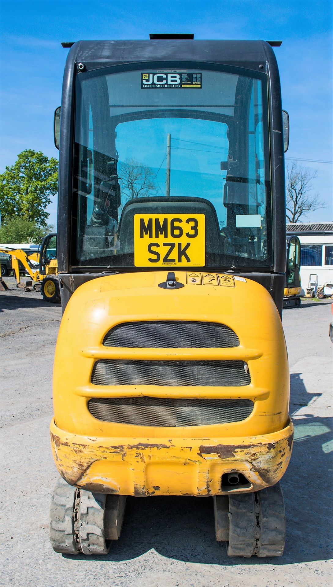 JCB 8016 1.6 tonne rubber tracked mini excavator Year: 2013 S/N: 2071486 Recorded Hours: 2226 blade, - Image 6 of 12