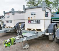 Western Transcube 960 litre fast tow bunded fuel bowser c/w manual pump, fuel delivery hose & nozzle