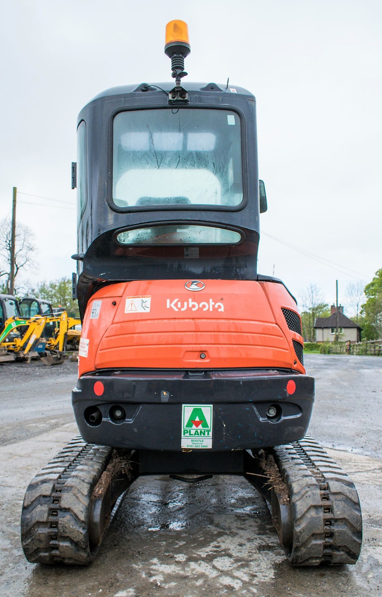 Kubota U25-3 2.5 tonne rubber tracked mini excavator Year: 2013 S/N: 25724 Recorded Hours: 1500 - Image 6 of 12