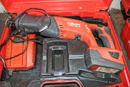 Hilti WSR22-A 22v cordless reciprocating saw c/w charger, battery & carry case A671165