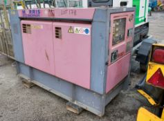 Denyo DCA-25 20 kva diesel driven generator Year: 2012 Recorded Hours: 16,759 A628525