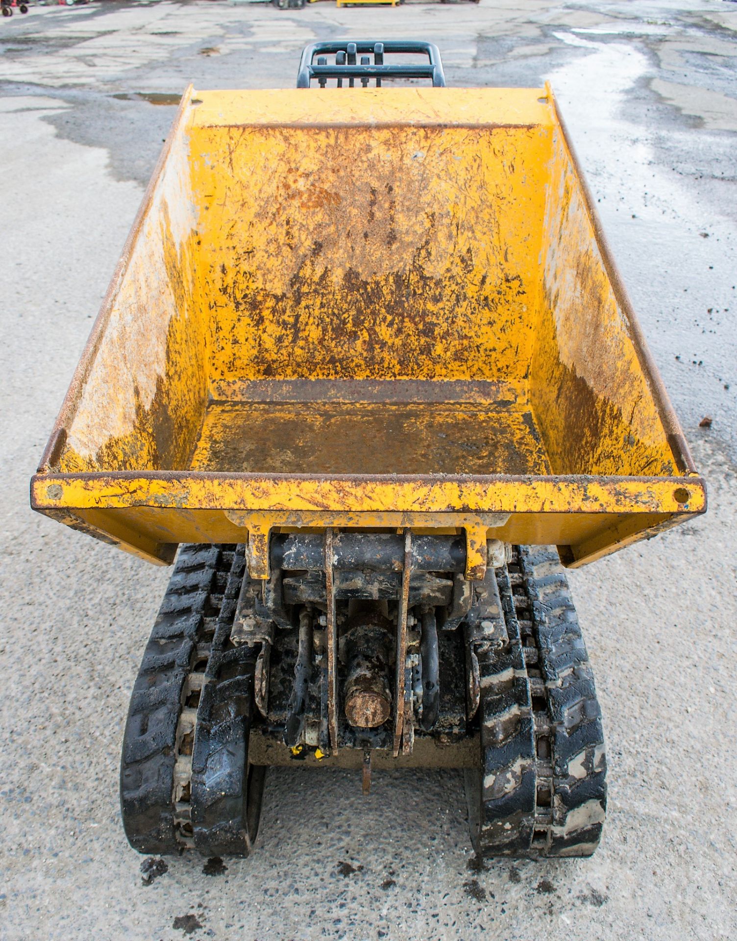 JCB HTD-5 Dumpster diesel driven rubber tracked hi-tip pedestrian dumper Year: 2016 S/N: 1593515 - Image 5 of 12