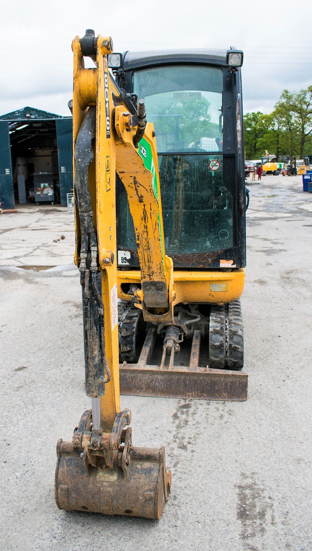 JCB 8016 1.6 tonne rubber tracked mini excavator Year: 2013 S/N: 2071482 Recorded Hours: 1312 blade, - Image 5 of 12