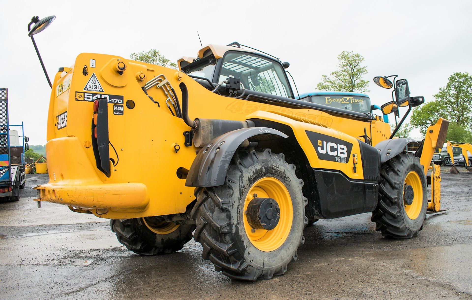 JCB 540-170 17 metre telescopic handler Year: 2014 S/N: 2180451 Recorded Hours: 4635 c/w air - Image 4 of 13