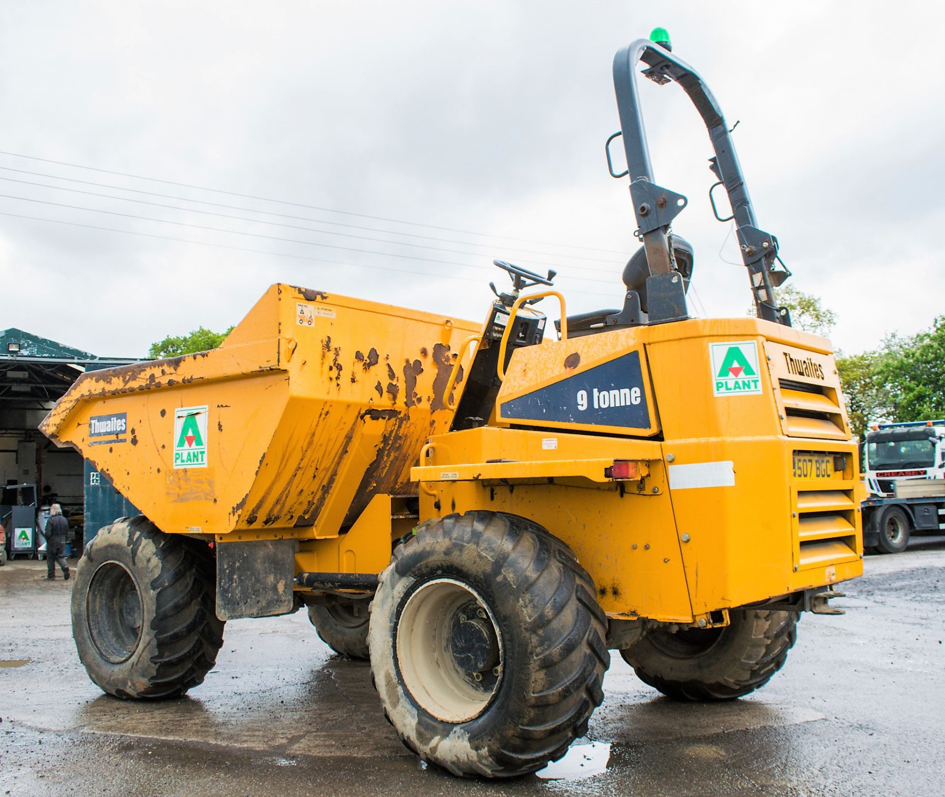 Thwaites 9 tonne straight skip dumper Year: 2013 S/N: C5321 Recorded Hours: 1567 A602366 - Image 3 of 14