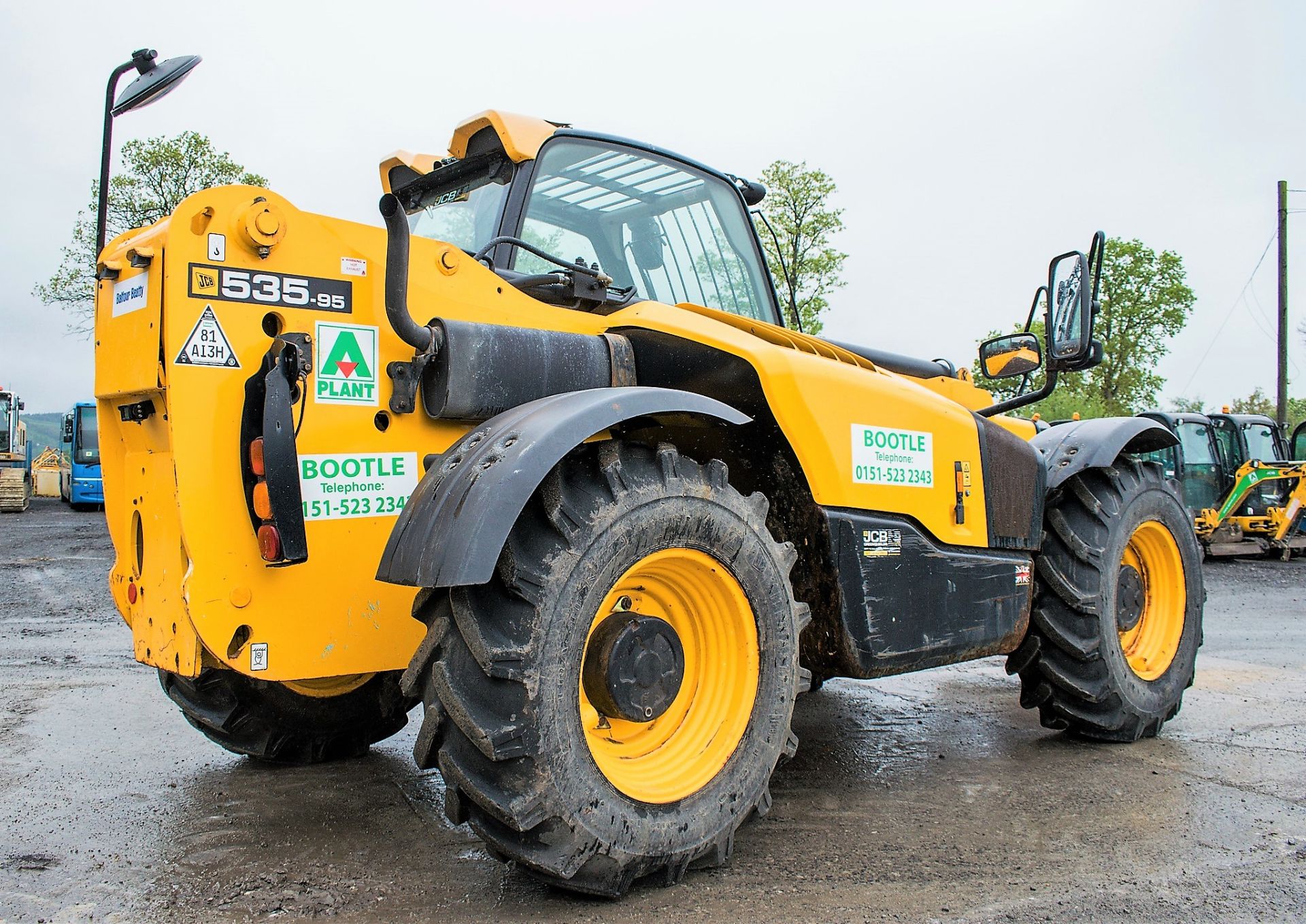 JCB 535-95 9.5 metre telescopic handler Year: 2013 S/N: 2180473 Recorded Hours: 897 c/w rear - Image 4 of 13