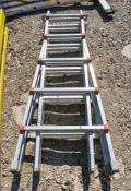 Clow aluminium telescopic ladder A595754