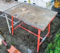 Steel site work bench 8266