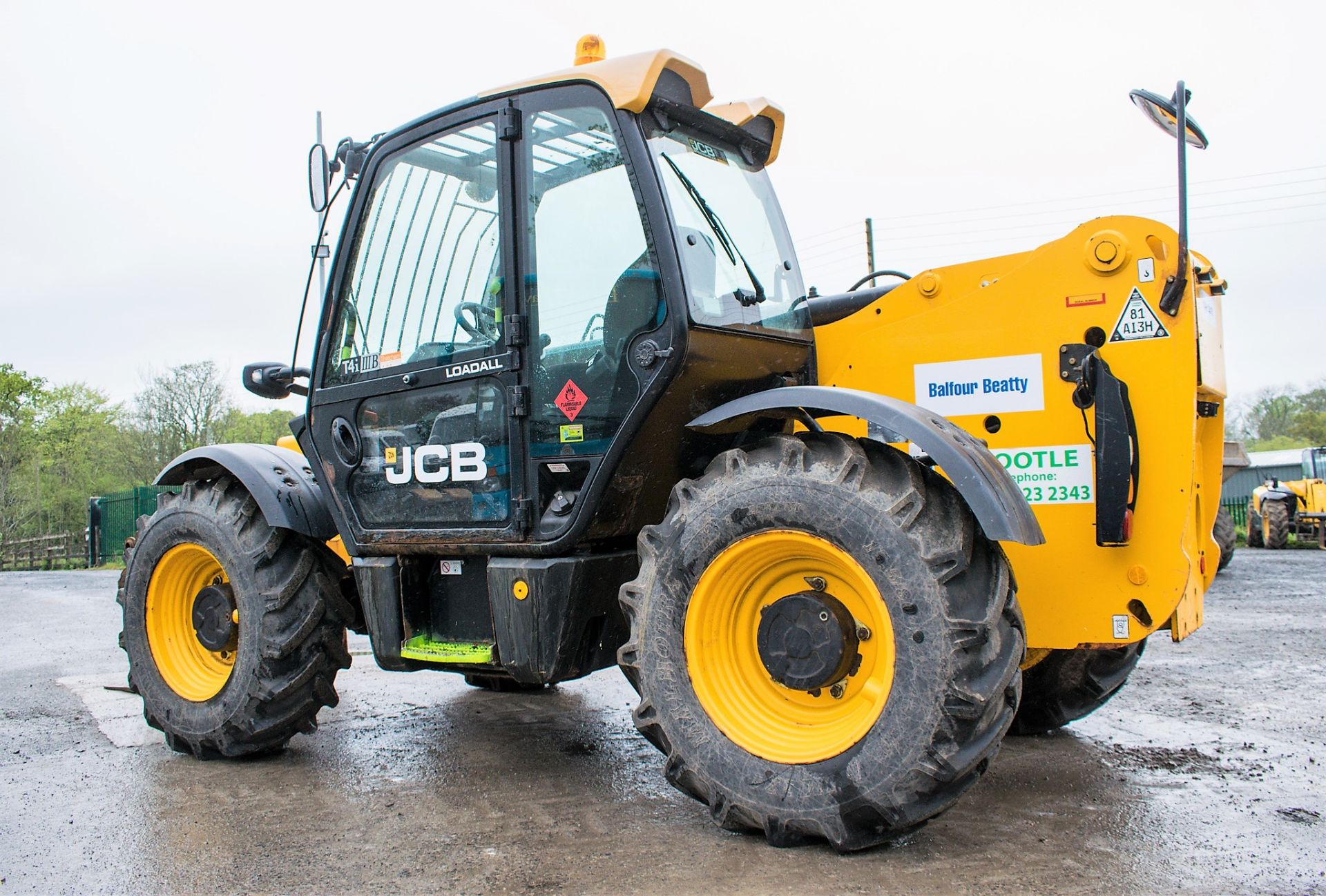 JCB 535-95 9.5 metre telescopic handler Year: 2013 S/N: 2180473 Recorded Hours: 897 c/w rear - Image 3 of 13